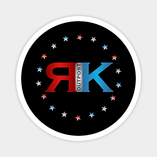 RK Outpost Patriotic Stars Magnet by RK Outpost